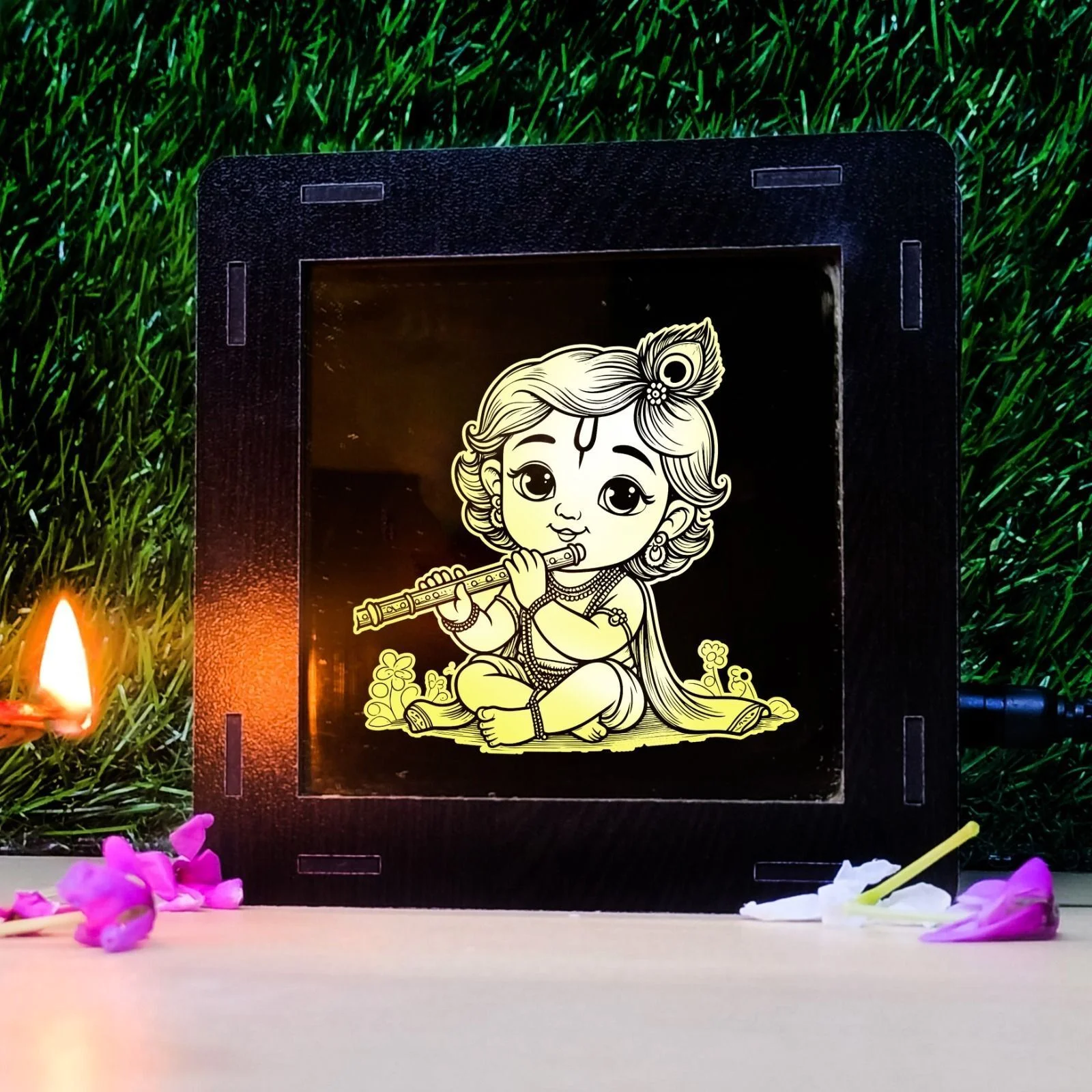 Giftkidukan TABLE LAMP52dukan32 Table Lamp (22 cm, yellow warm white)