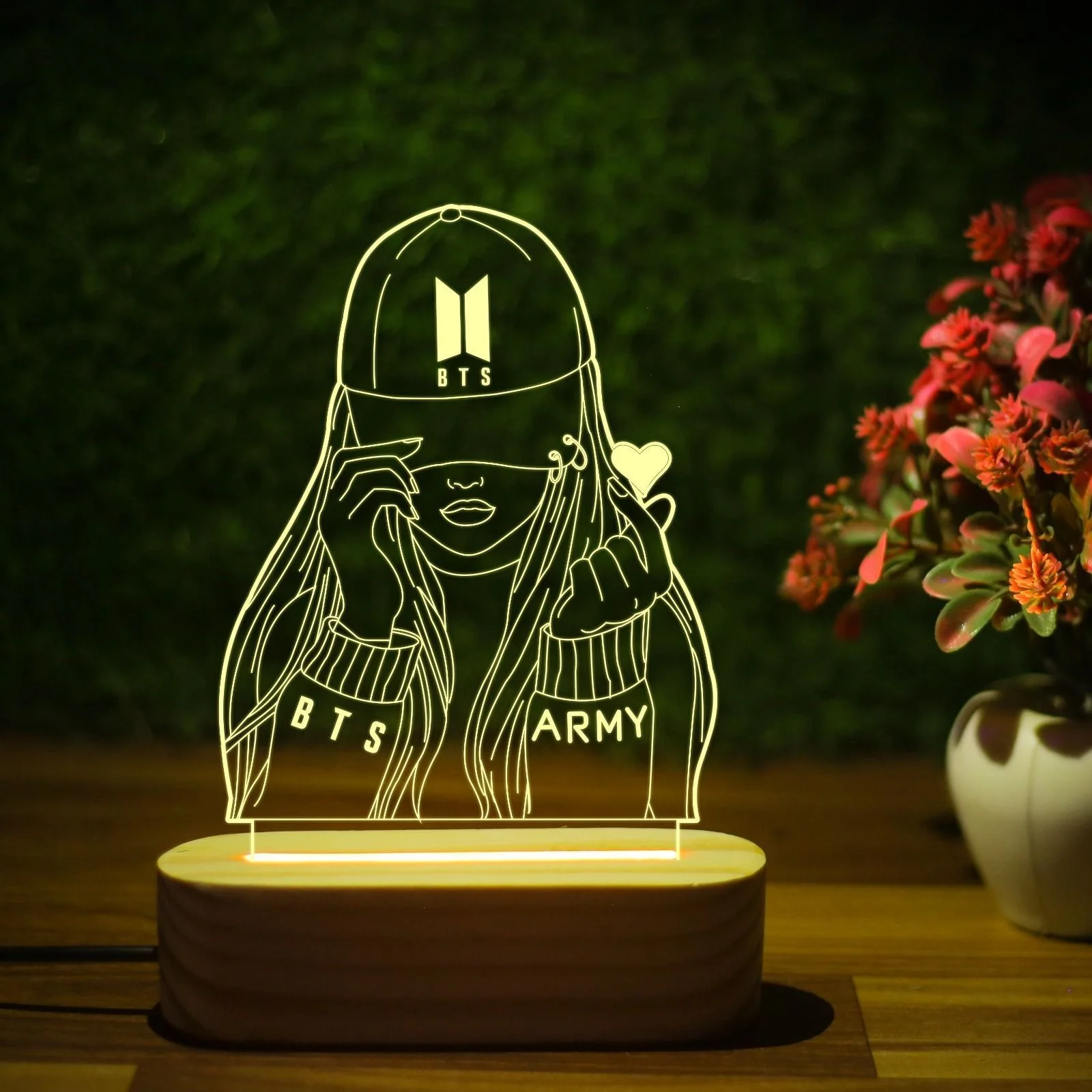 Giftkidukan TABLE LAMP04GKD-NARUTOLAMP009 Night Lamp (22 cm, yellow warm white)